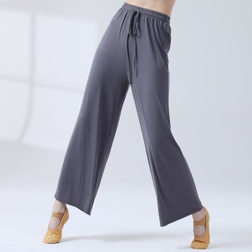 云朵褲舞蹈褲現代舞服闊腿褲形體女寬松古典中國舞直筒練功褲瑜伽