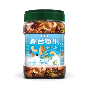 [箱購]Sunny Ranch 綜合纖果350g克x12Bucket桶