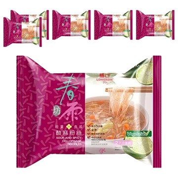 龍口 春雨坊酸麻粉絲  134g  6包
