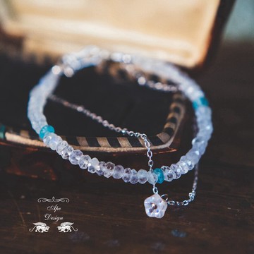 月華 玻璃體高凈度月光石手鏈