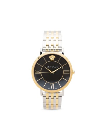 Versace - V-Eternal 40mm - women - stainless steel - One Size - Black