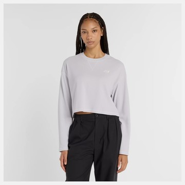 New Balance 華夫格長袖上衣 女 長袖上衣 WT53529PEG-F