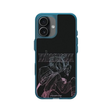 iPhone 17 Clear (相機按鈕) 夜幕藍 - 瑟拉斯蒂歐 - 白白虹 - 戲嬰那白比手機殼殼