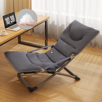 家用折疊椅可躺可睡懶人沙發電腦椅辦公室午睡神器