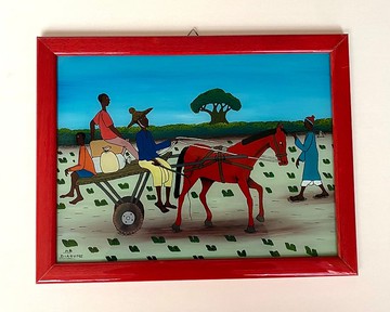 原創復古牆藝術畫 框架 A.B Diaovne 1995