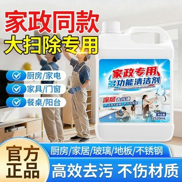 🛒臺灣24h🌳多功能清潔劑家政專用大容量全屋強效去污家用大掃除清洗劑