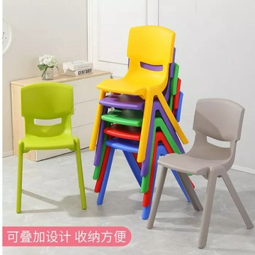 學生椅 塑料椅子 椅子 培訓班椅 學習椅成人加厚大椅子 板凳靠背卡通加厚大號凳子寶寶椅