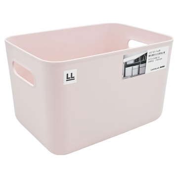 LocknLock 樂扣樂扣 韓風簡約霧感收納箱 5L  霧粉  260 x 185 x 160mm  1個