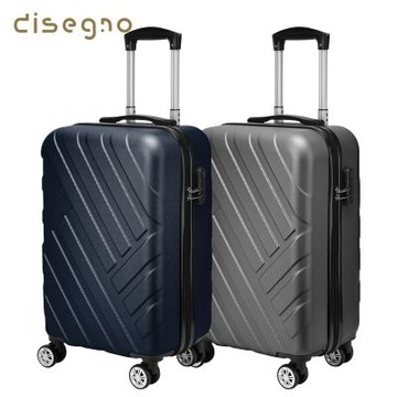 DISEGNO 20吋交織時尚拉鍊箱 靜音飛機輪 行李箱 旅行箱 登機箱