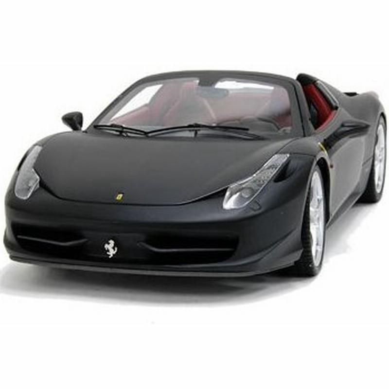 1 18 フェラーリ 458 Spiderミニチュアモデル マットブラック 通販 Lineポイント最大0 5 Get Lineショッピング