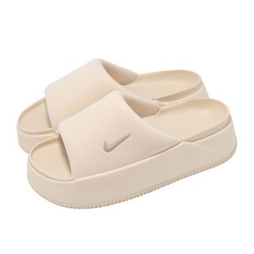 Nike 拖鞋 Wmns NK Calm Elevation 女鞋 粉紅 厚底 增高 HJ5601-600