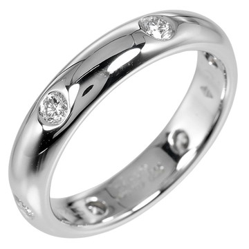 【日本直送】卡地亞 戒指 STELLA 10號 指輪 K18WG 白K金 鑽石 約4.84g CARTIER【二手】A級