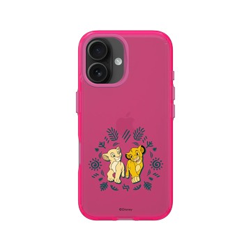 iPhone 16 Clear 粉漾桃 - Disney - Lion King 迪士尼-獅子王 - 獅子王 Le Roi lion - Simba et Nala