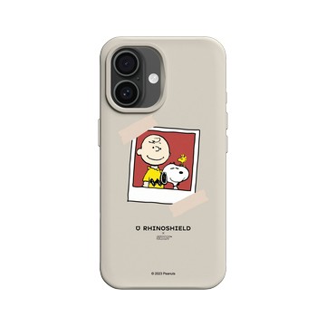 iPhone 16 SolidX 貝殼灰 - 史努比 Snoopy - 拍立得-Good Partner
