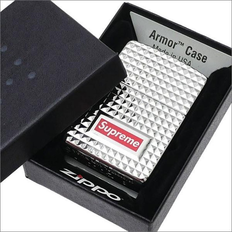 シュプリーム SUPREME Diamond Cut Zippo (ジッポ)(ライター) SILVER