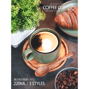 北歐式咖啡杯碟套裝 情侶杯歐式小奢華陶瓷小精致簡約咖啡杯ins風