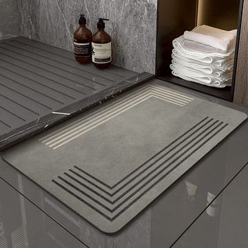 廚房專用珪藻土軟地墊 【括號45*70】 吸水快乾 方便收納 防滑底部 快速吸水 珪藻土地墊  廚房 地墊 軟地墊