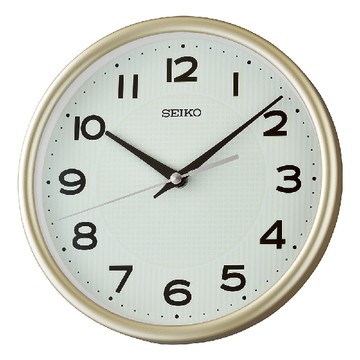 seiko SK037 精工鐘 (QXA836G) 極簡夜光面板掛鐘 金框 21.6cm