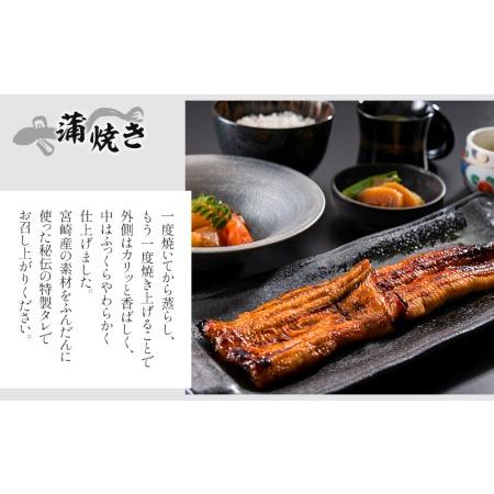 ふるさと納税 国産うなぎ 蒲焼き 白焼き セット 計160g 宮崎県宮崎市