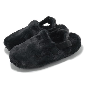 穆勒涼鞋 Wmns Calm Mule 女鞋 黑 絨毛 涼拖鞋 涼鞋 休閒鞋 FZ3118-001