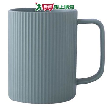 條絨馬克杯 450ml 粉綠【愛買】