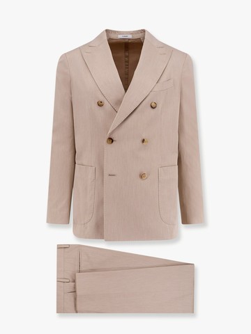 Double-breasted cotton suit - BOGLIOLI - gender_Man