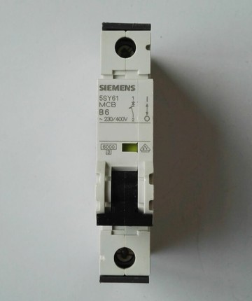 原裝德國SIEMENS/西門子 5SY6106-6 5SY61 MCB B6 1P 6A 空氣開關