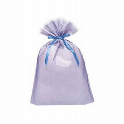 　  ギフトバッグ LLサイズ シンテックス ブルー 縦61（絞り口まで46.5）×横45×マチ5cm