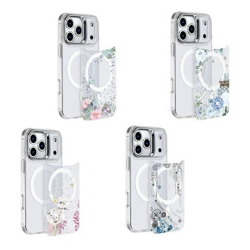 apbs iPhone系列 可拆式磁吸片材彩鑽手機殼-單售片材11