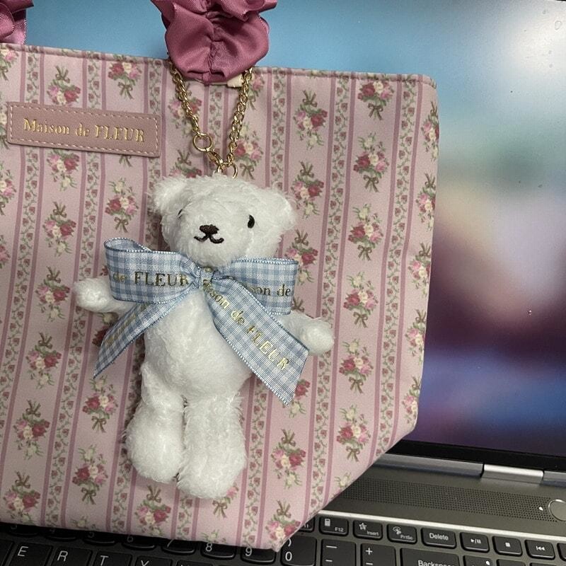 限定マルチカラーぬいぐるみ可愛いくまのぬいぐるみバッグ