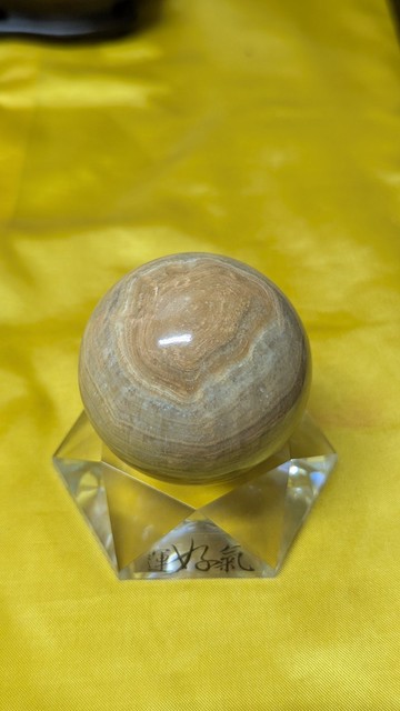 【運好氣】雲湧千層 招財 龍宮舍利球 淨化磁場 (50mm/附底座)