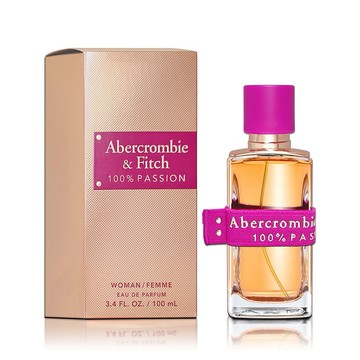 【Abercrombie & Fitch】A&F 百分百熱情女性淡香精 (100ML)