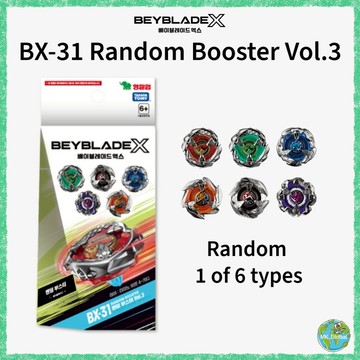 [Beyblade X] 戰鬥陀螺X BX-31 隨機增強包｜Takara Tomy 暴龍猛擊 陀螺
