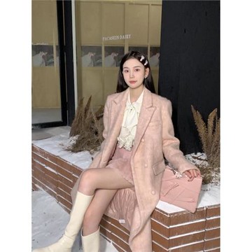 深冬呢子大衣女入冬季2025新款毛呢外套小個子獨特超好看加厚溫柔