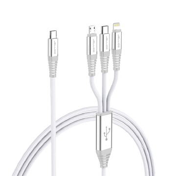 JELLICO 1.2m耐韌系列Type-C版3合1快速充電線/JEC-NSC-13-SR