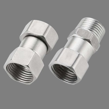 48h出貨丶304不鏽鋼4分轉4分內外絲直接四分內絲活接轉接頭水龍頭配件內牙