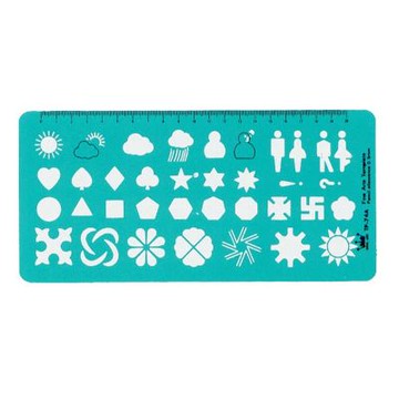 【徠福】美術定規 / 片  TP-74A