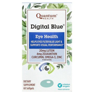 Quantum Health, Digital Blue®，眼睛健康，60 粒軟膠囊