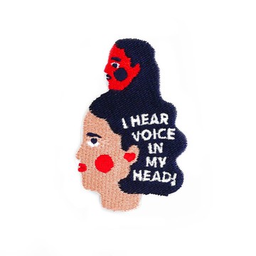 電繡繡章 雙面圖案, 包袋掛飾, 包袋配件