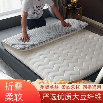 大豆纖維海綿床床墊子加厚家用榻榻米睡軟墊1.5學生宿舍單褥子