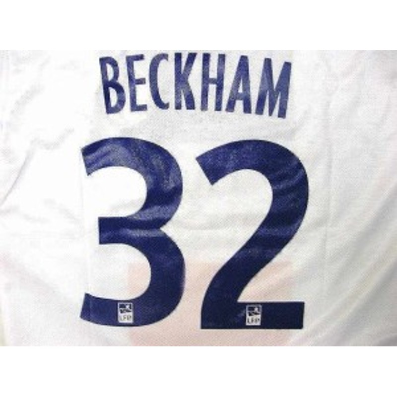 大人用 A144 19 パリサンジェルマン Beckham 32 ベッカム 白 ゲームシャツ パンツ付 サッカー ユニフォーム 上下セット 通販 Lineポイント最大1 0 Get Lineショッピング