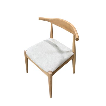 直人木業-BULL山毛櫸木餐椅-米白