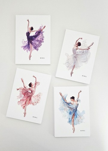 舞台上的芭蕾舞者貼紙組