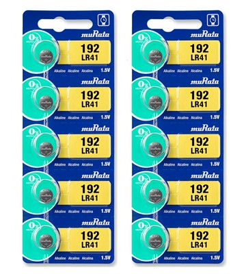 日本 muRata 鈕扣型鹼性電池 水銀電池 LR41 (192) ( 1入) (原SONY 電池 新品牌)【APP滿額下單10%點數(單一帳號最高5000點)】1/31止