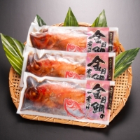 茨城県知事賞 金目鯛ふっくら煮付け 300g×3尾 金目鯛 煮魚 簡単 個包装 冷凍 魚介類 惣菜 そうざい 魚 さかな 煮付け