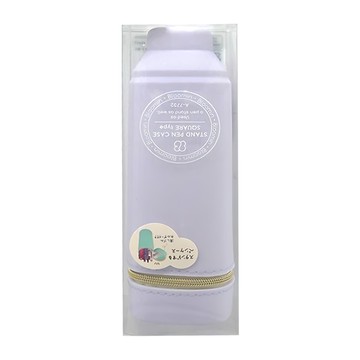 LIHIT LAB. Bloomin 可站立矽膠筆袋方形  薰衣草紫  1個