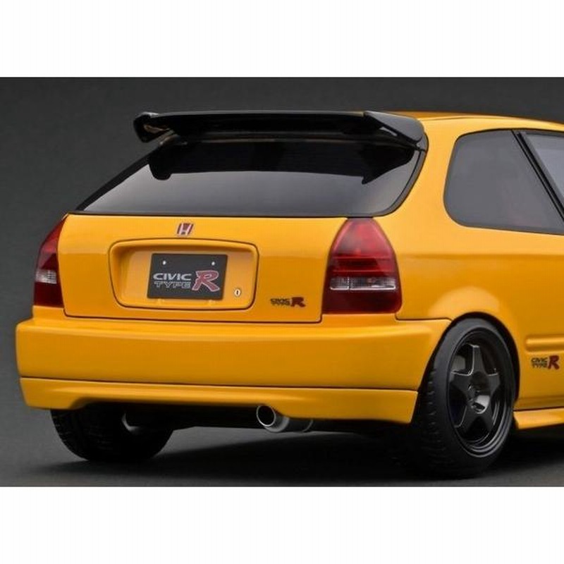 IG2831 1/18 Honda CIVIC (FD2) TYPE R Yellow | LINE UP