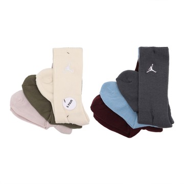 Nike 襪子 Jordan Cushioned 男款 女款 多色 長襪 高筒 厚底 喬丹 六雙入 JD2333021GS-001