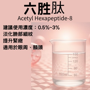 六胜肽原液10g Acetyl Hexapeptide-8 精華液 面膜 化妝水 乳液 保養品 化妝品 DIY