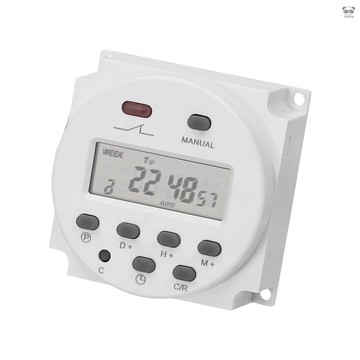 16A周循環面板安裝式數顯定時器 CN101A 電壓12V